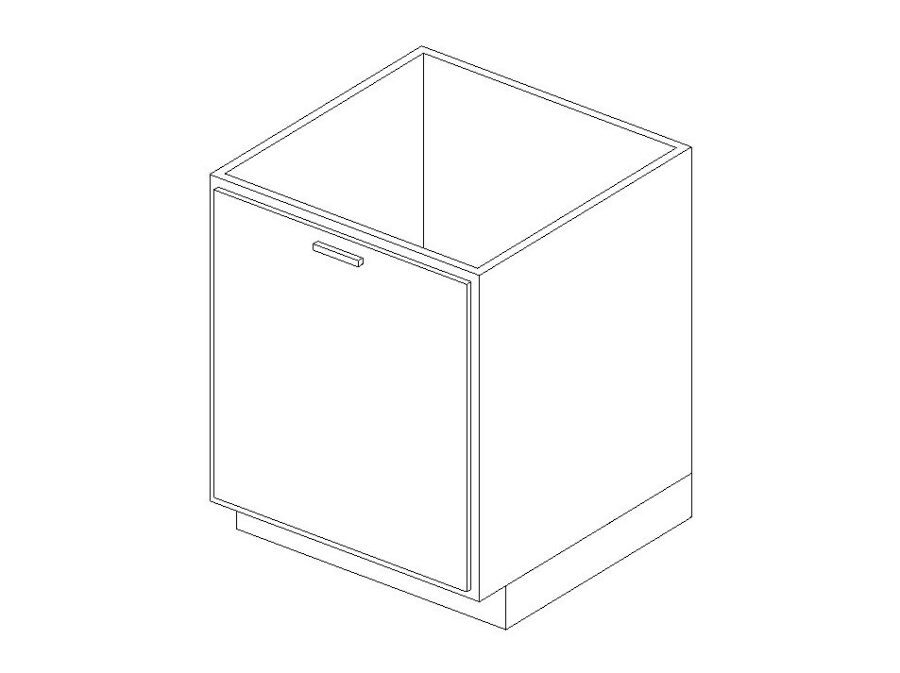 With Rollout Shelf Revit family BIM Library