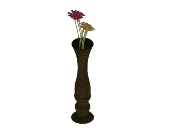 Vase with flowers Revit family interior planting