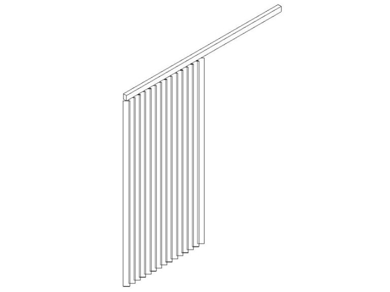 Vertical blinds Revit family