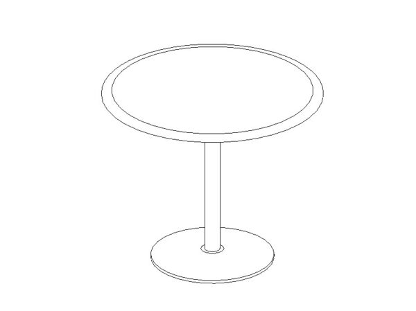 Furniture Revit round table 01