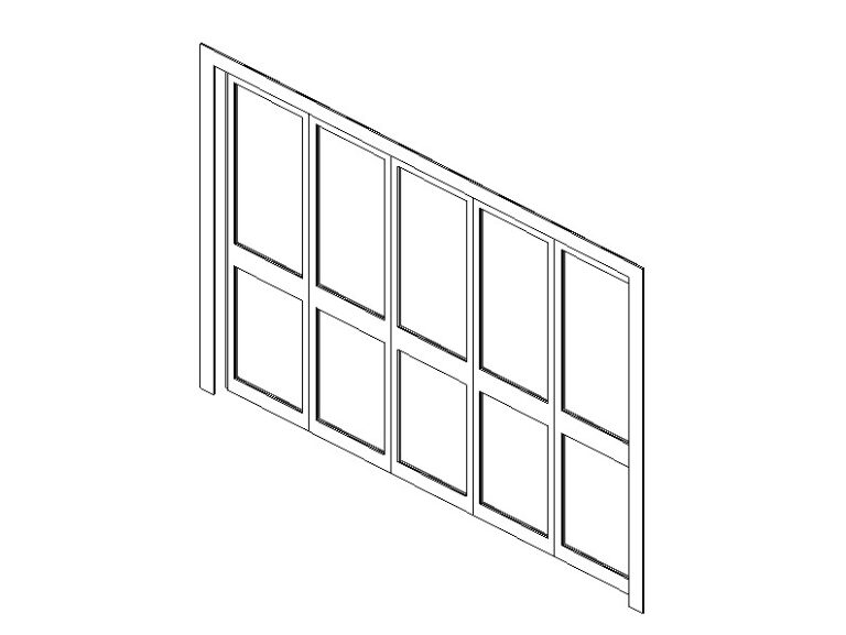 bifold door 5 panels
