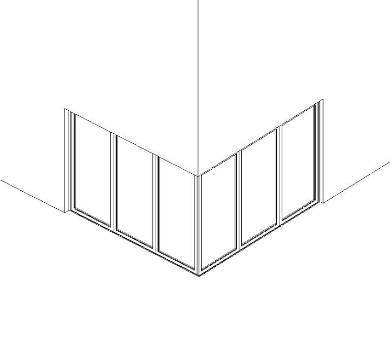 corner bifold door