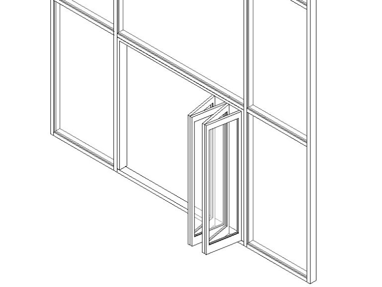bifold door curtains wall