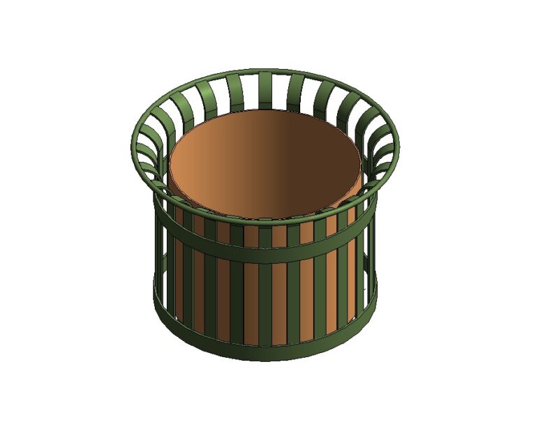 metal planter revit family