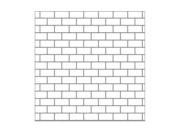 brick fill pattern 8x16