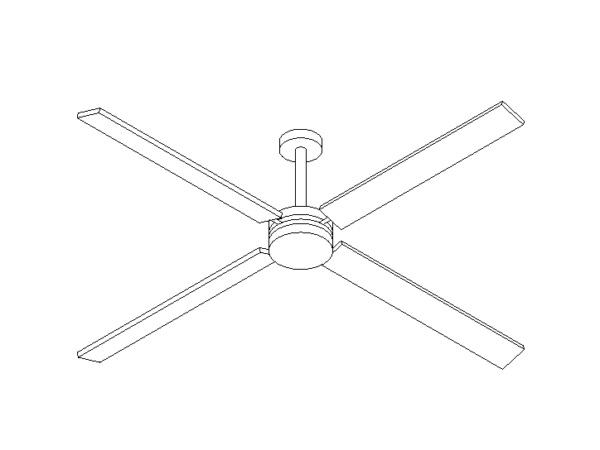 ceiling fan 1 revit family