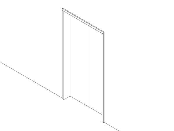 elevator door double revit