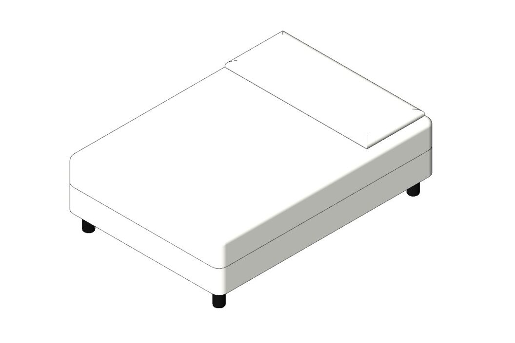 Full Bed Revit family BIM Library