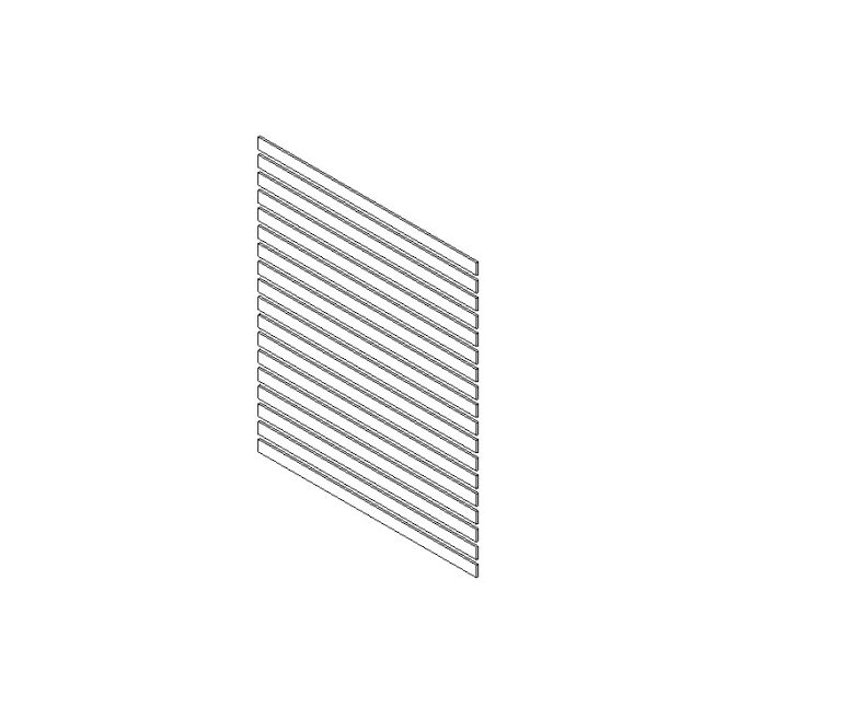 slat wall panel