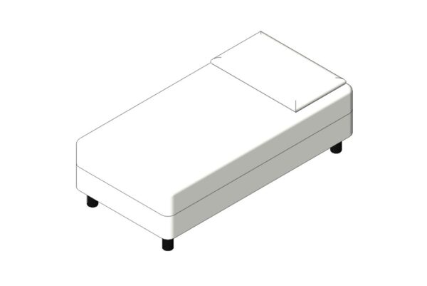 twin bed revit family