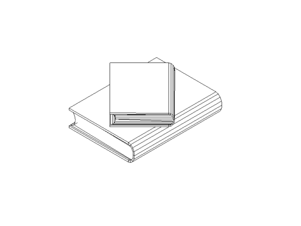 Books Horizontal revit family