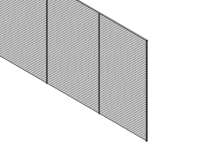 Chain link Fence Revit