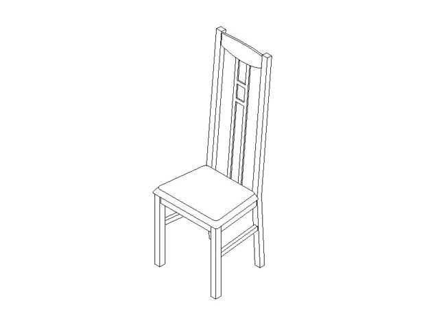 Chair dining Revit family