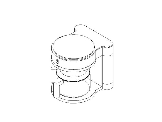 Coffeemaker Filter Revit family basic