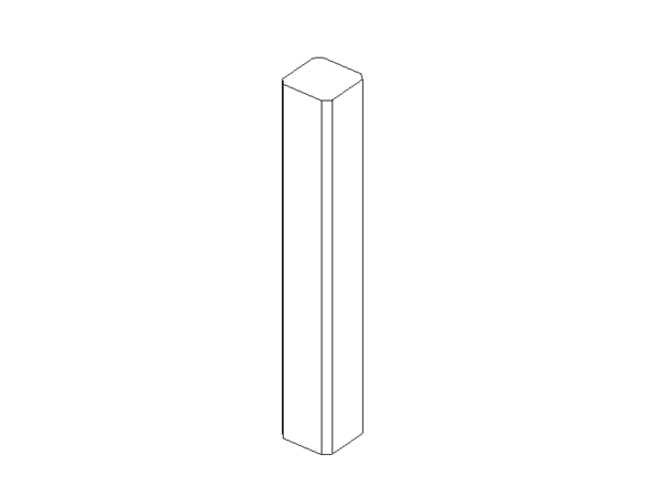 Column Chamfered revit family