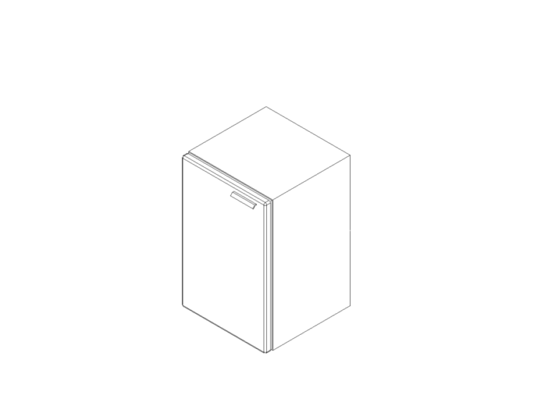 Fridge Undercounter Revit family
