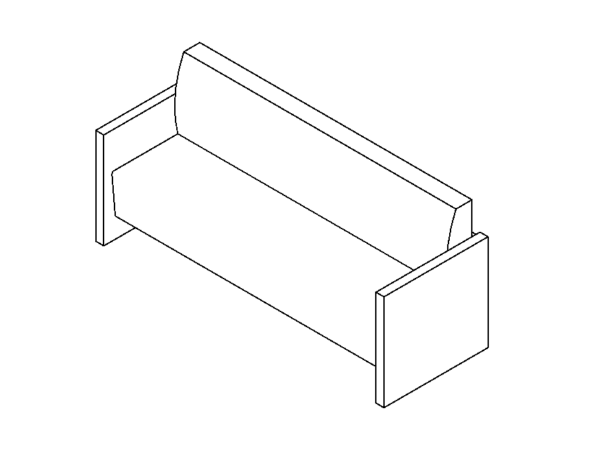 Furniture Couch Classic Revit