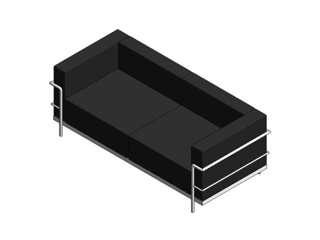 Sofa Corbu Style Revit Family