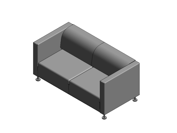 Sofa loveseat revit family