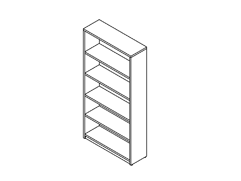 revit bookcase classic