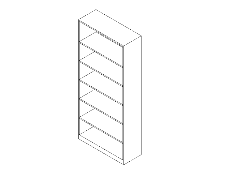 Revit bookcase family