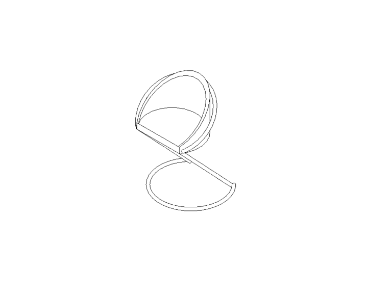 revit modern stool