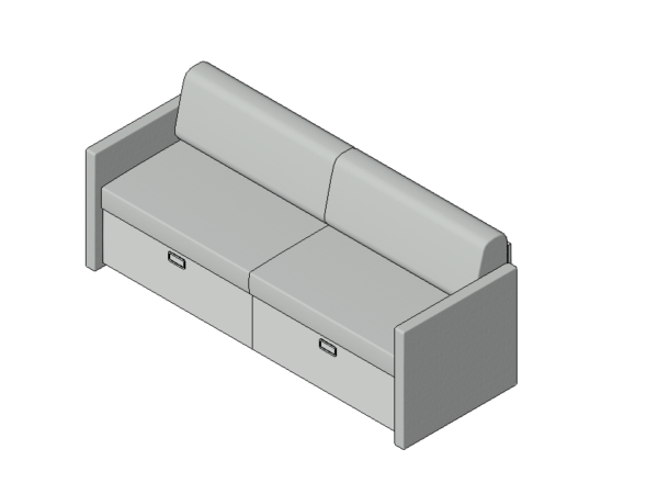 Pull out sofa Revit family