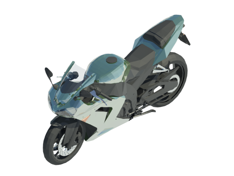 sport motorcycle revit family