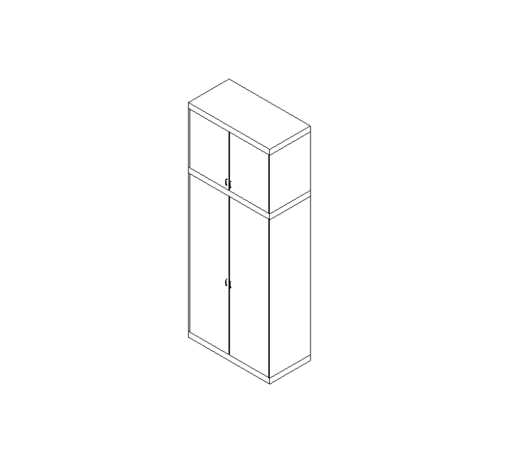 wardrobe upper cabinet revit