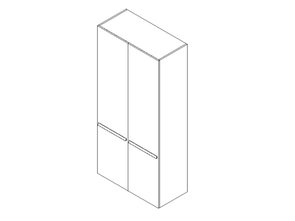 wardrobe slidig door revit