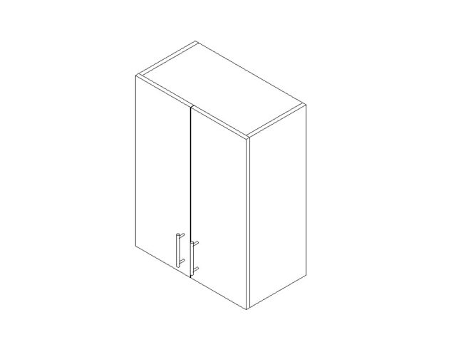 Cabinet wall mount -two doors Revit family