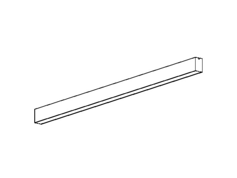 Linear ceiling mount lighting fixture Revit 3D