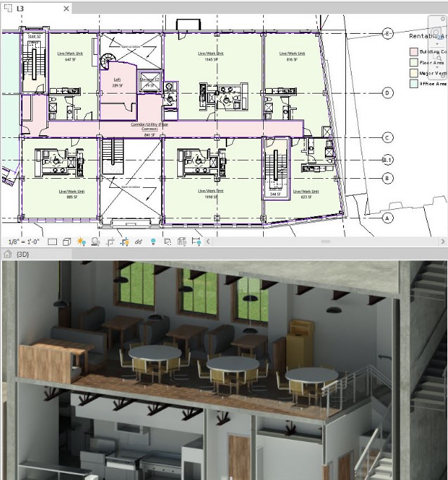 revit plan section 3d autodesk