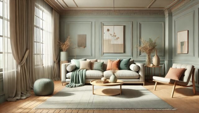 interior color palate serene sanctuary