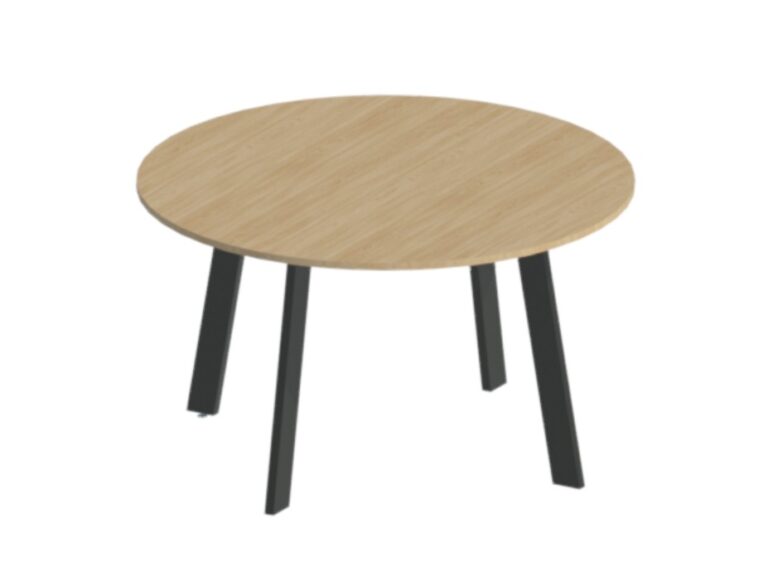 Round table angled legs Revit family 3d