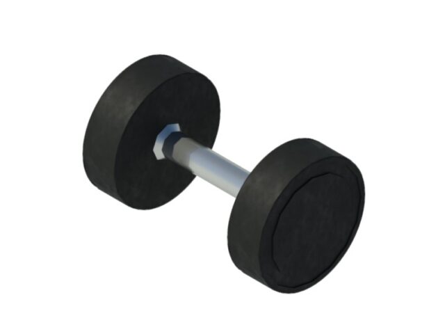 dumbbell gym parametric revit family 3d
