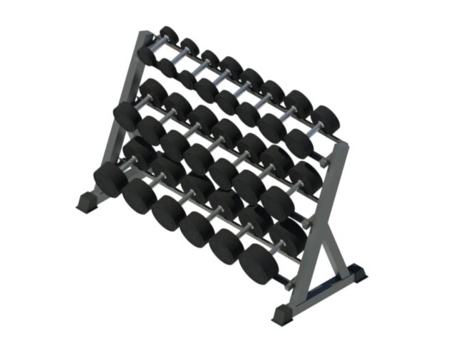 dumbbell storage rack classic revit family 3d