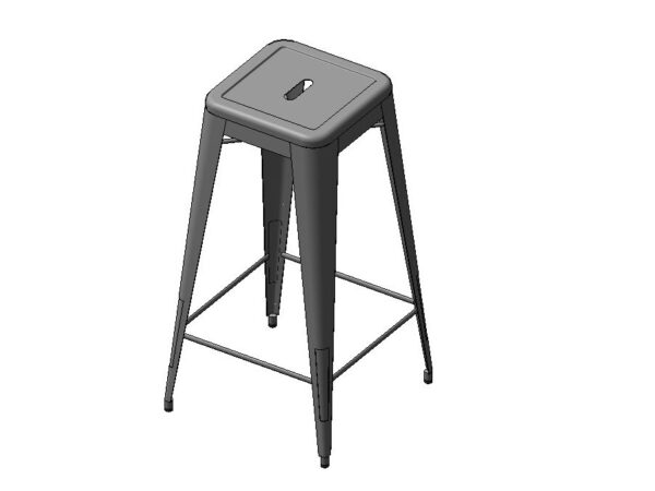 Metal Bar Stool Tolix Style