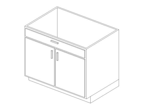 Vanity Cabinet Two Doors