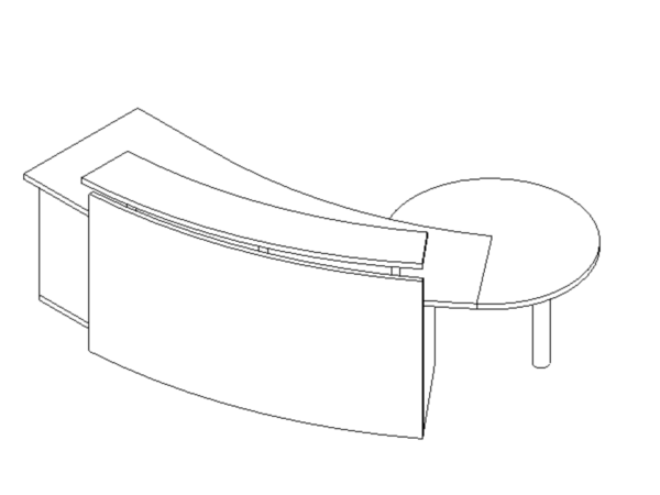 Reception Desk Curved