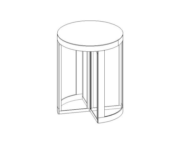 Revolving Door for Curtain Wall - Generic