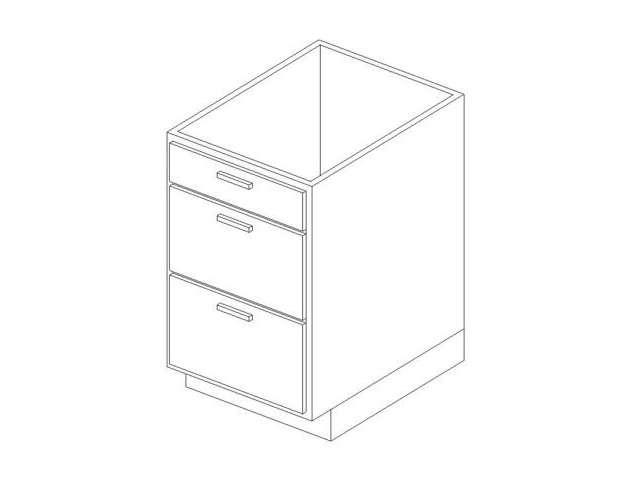 Vanity Cabinet with 3 Drawers