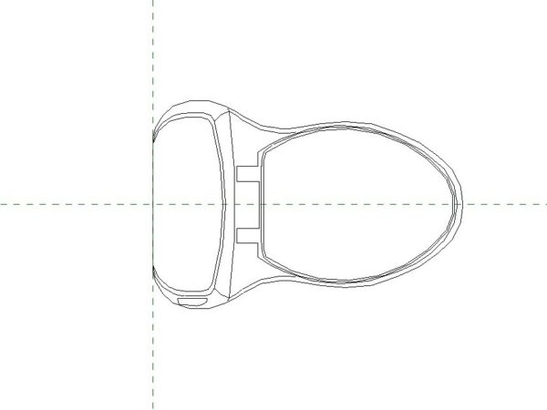 2D Toilet Revit Family | BIM Library