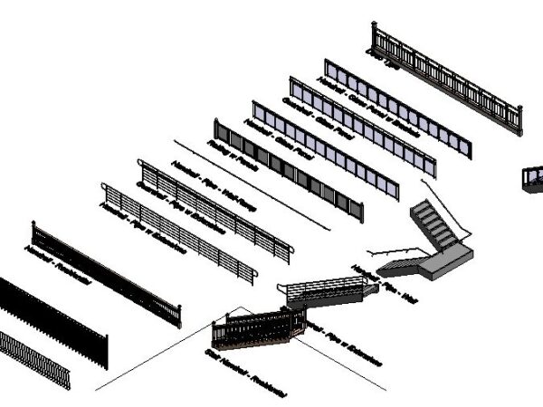Railing Samples Revit