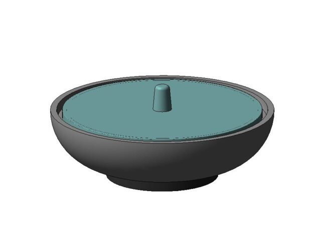 Round Fountain Bowl