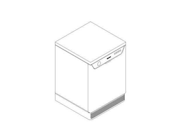 Dishwasher with front control