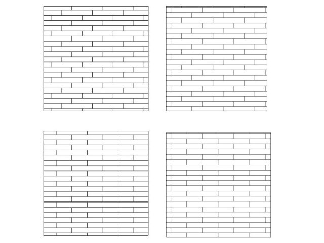 Revit Fill Pattern Brick 6x36 [model]