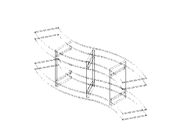 Reception Glass Shelves