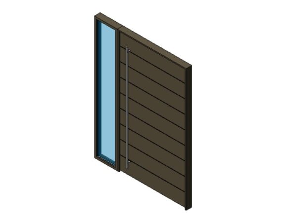 Pivot Door With Sidelight