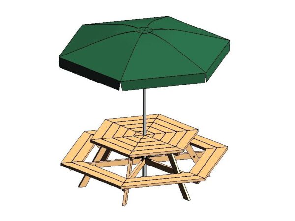 Outdoor Furniture Table with Umbrella